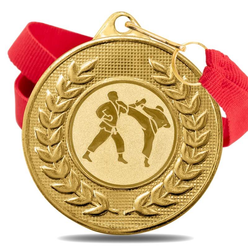 Medalla Karate 5878 Oro Ø50mm