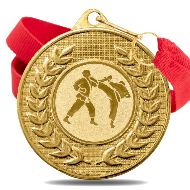 Medalla Karate 5878 Oro Ø50mm
