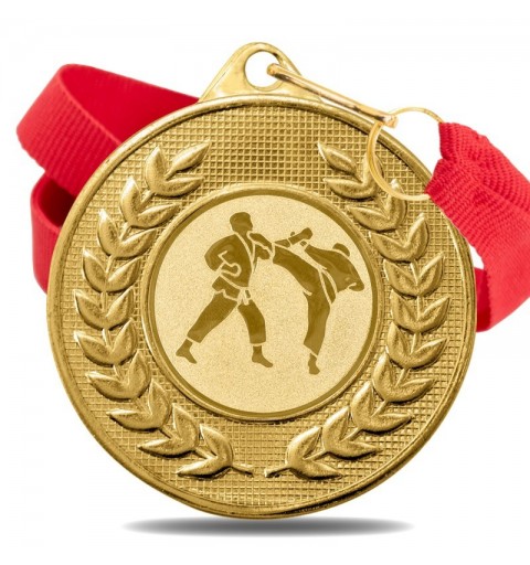 Medalla Karate 5878 Oro Ø50mm