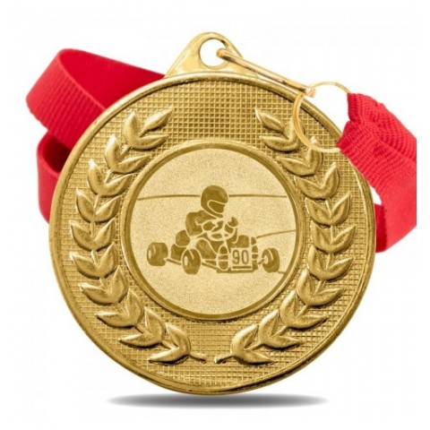 Medalla Karts 5878 Oro Ø50mm