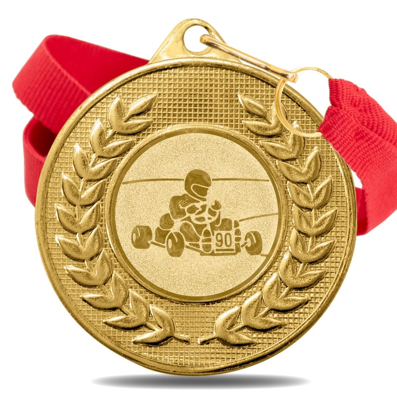 Medalla Karts 5878 Oro Ø50mm
