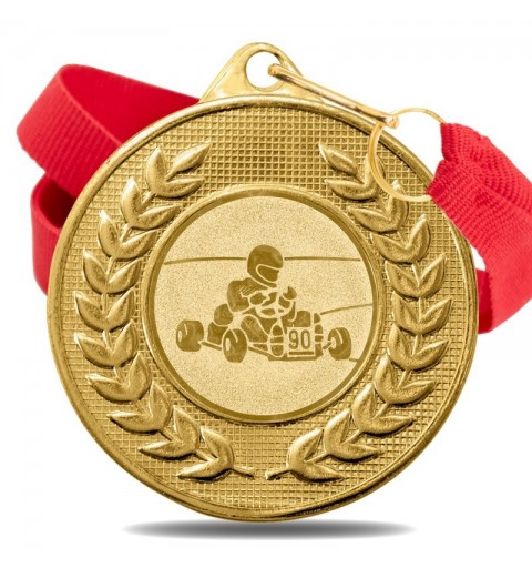 Medalla Karts 5878 Oro Ø50mm