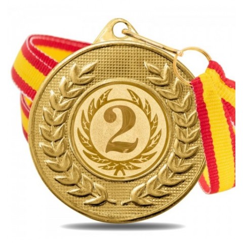 Medalla Nº 2 5878 Oro Ø50mm