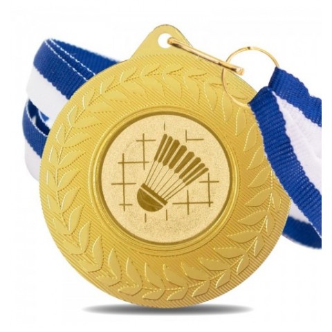 Medalla Bádminton 5980 Oro Ø50mm