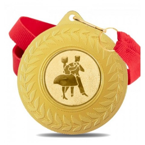 Medalla Baile 5980 Oro Ø50mm
