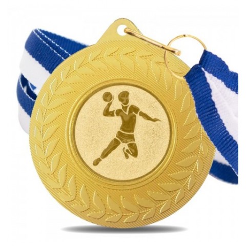 Medalla Balonmano 5980 Oro Ø50mm