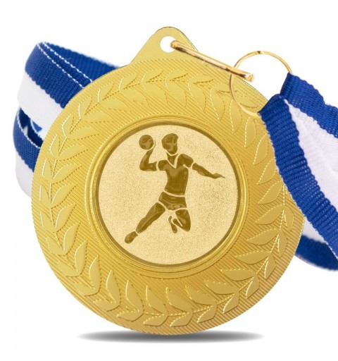 Medalla Balonmano 5980 Oro Ø50mm
