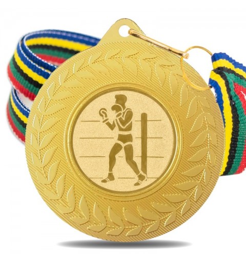 Medalla Boxeo 5980 Oro Ø50mm
