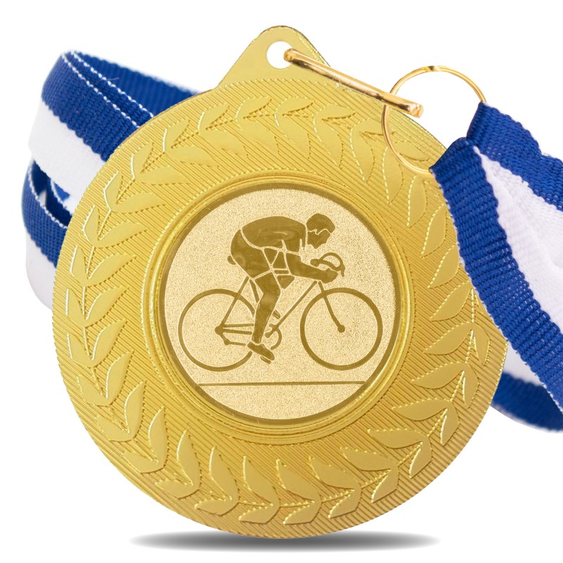 Medalla Ciclismo 5980 Oro Ø50mm