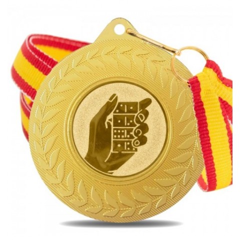 Medalla Dominó 5980 Oro Ø50mm
