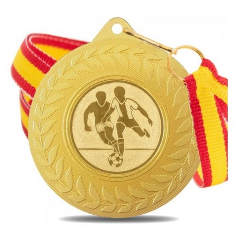 Medalla Fútbol 5980 Oro Ø50mm