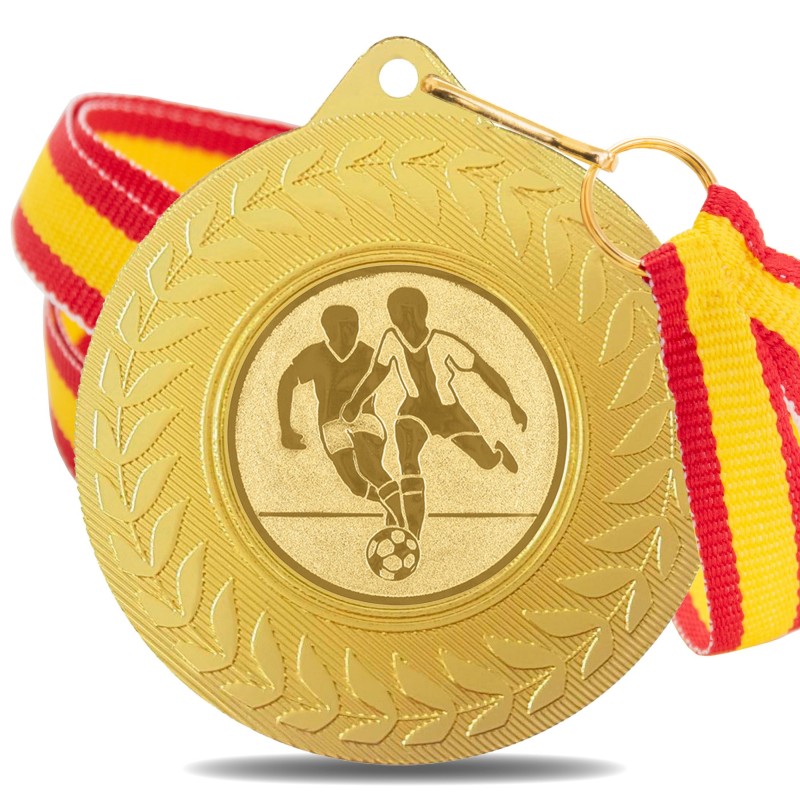 Medalla Fútbol 5980 Oro Ø50mm