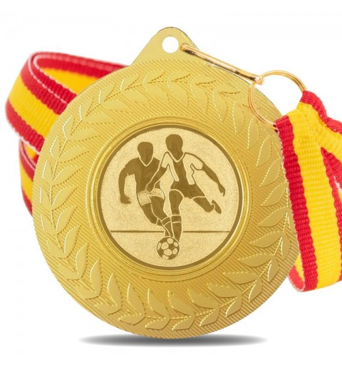 Medalla Fútbol 5980 Oro Ø50mm