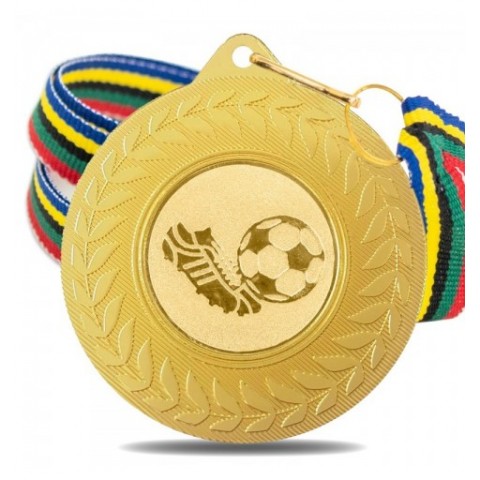 Medalla Fútbol Bota 5980 Oro Ø50mm
