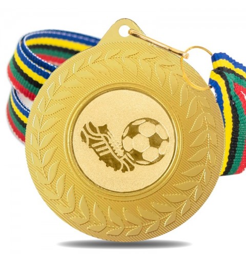 Medalla Fútbol Bota 5980 Oro Ø50mm