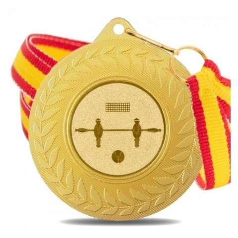 Medalla Futbolín 5980 Oro Ø50mm