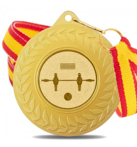 Medalla Futbolín 5980 Oro Ø50mm