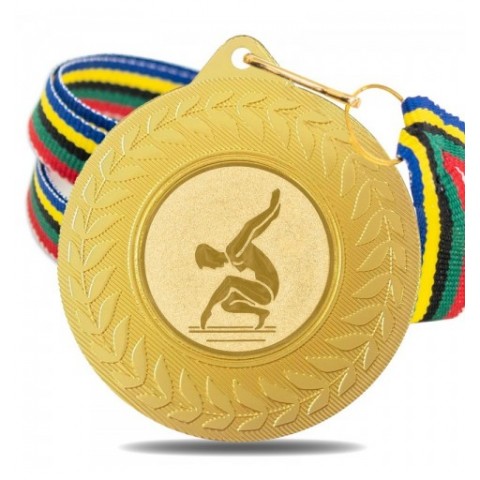 Medalla Gimnasia 5980 Oro Ø50mm