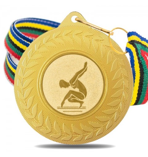 Medalla Gimnasia 5980 Oro Ø50mm