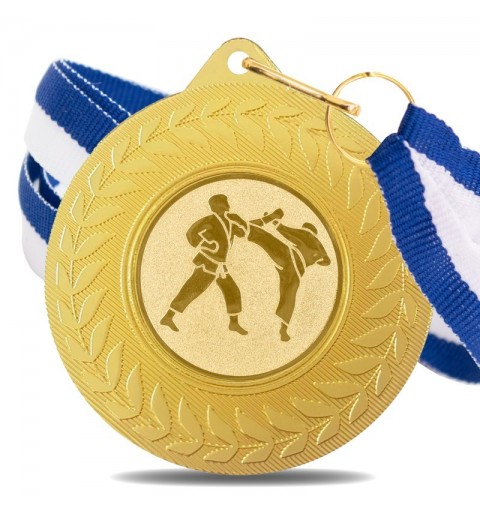 Medalla Karate 5980 Oro Ø50mm