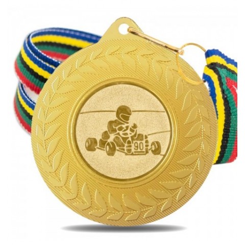 Medalla Karts 5980 Oro Ø50mm