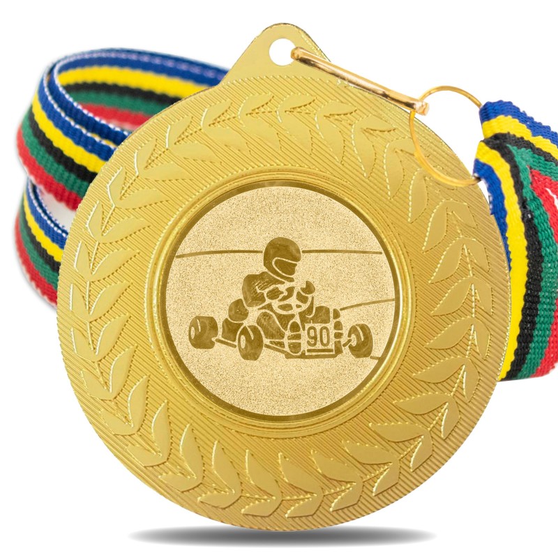 Medalla Karts 5980 Oro Ø50mm