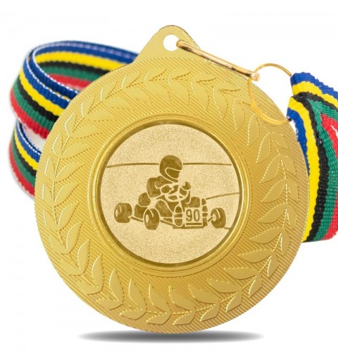 Medalla Karts 5980 Oro Ø50mm