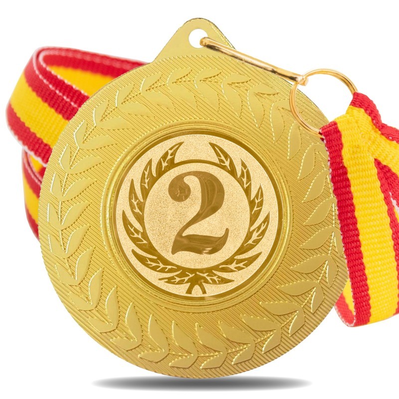 Medalla Nº2 5980 Oro Ø50mm