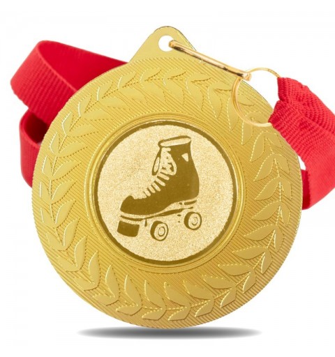 Medalla Patinaje 5980 Oro Ø50mm