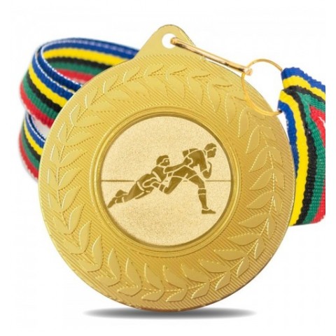 Medalla Rugby 5980 Oro Ø50mm