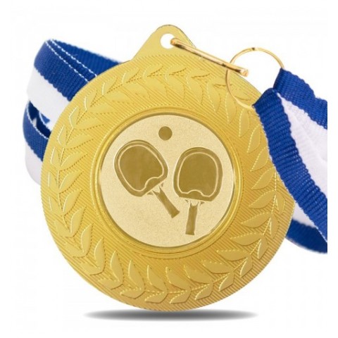Medalla Tenis de Mesa 5980 Oro Ø50mm