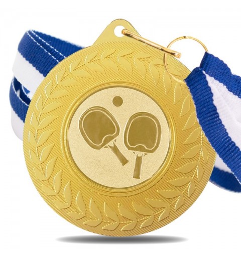 Medalla Tenis de Mesa 5980 Oro Ø50mm