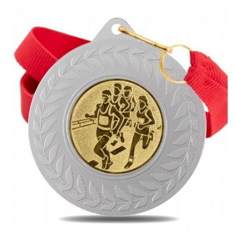 Medalla Running 5980 Plata Ø50mm