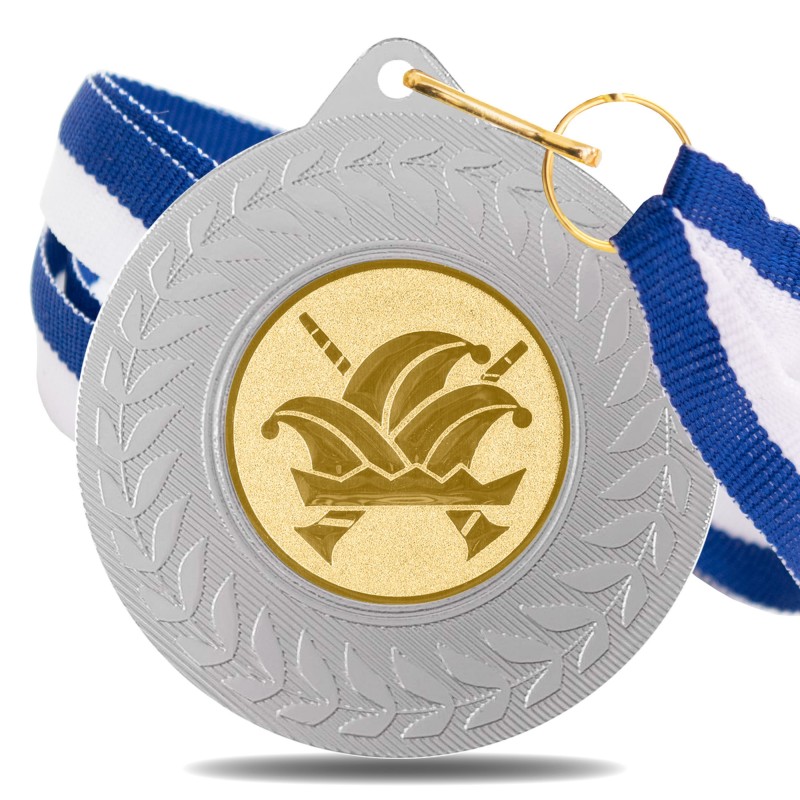 Medalla Carnaval 5980 Plata Ø50mm