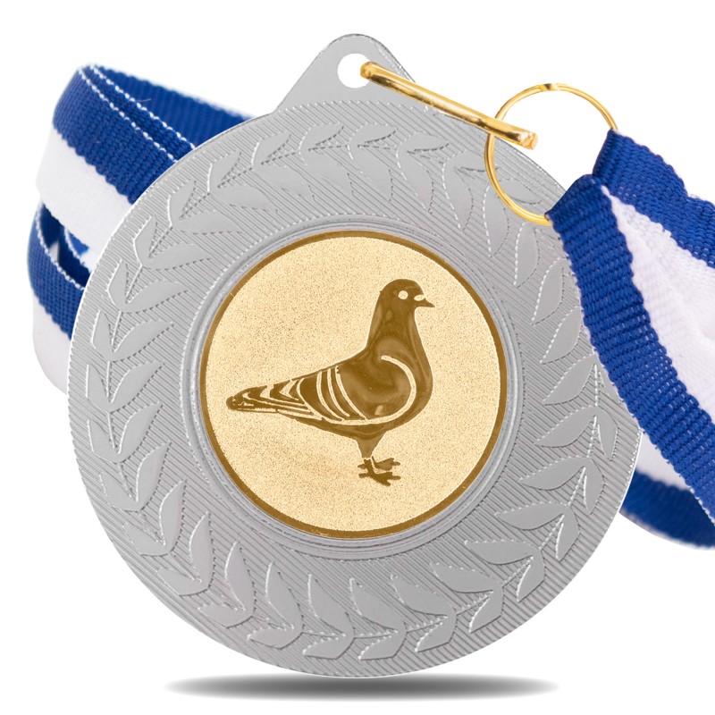 Medalla Colombicultura 5980 Plata Ø50mm