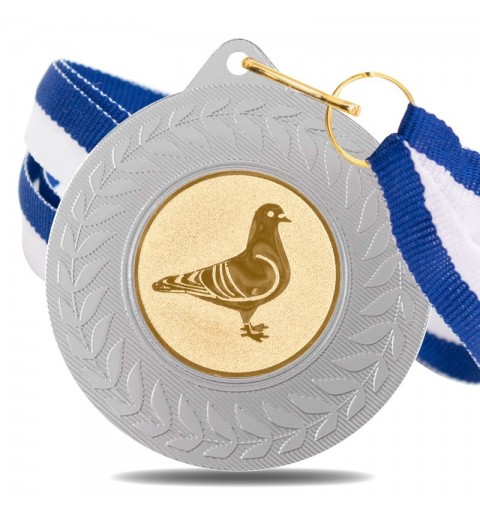 Medalla Colombicultura 5980 Plata Ø50mm