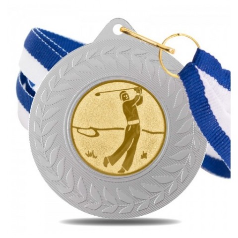 Medalla Golf 5980 Plata Ø50mm