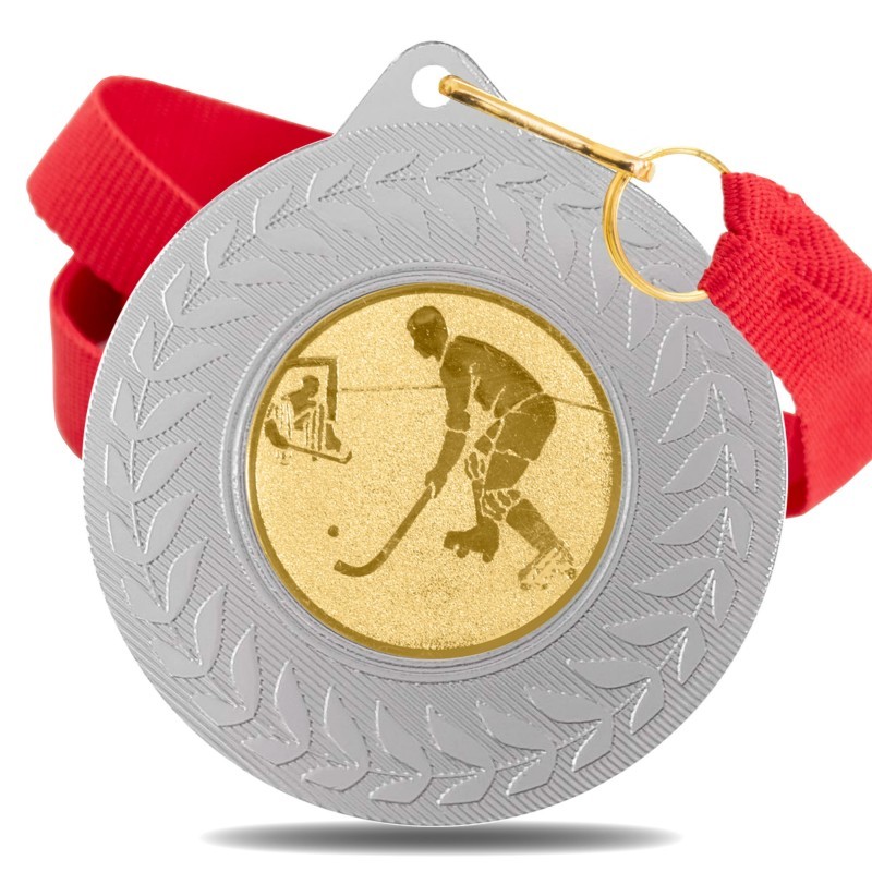 Medalla Hockey 5980 Plata Ø50mm