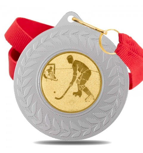 Medalla Hockey 5980 Plata Ø50mm
