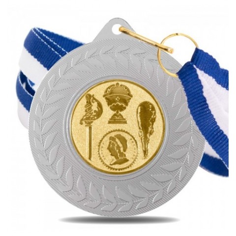 Medalla Naipes 5980 Plata Ø50mm