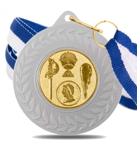 Medalla Naipes 5980 Plata Ø50mm