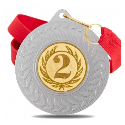 Medalla Nº 2 5980 Plata Ø50mm