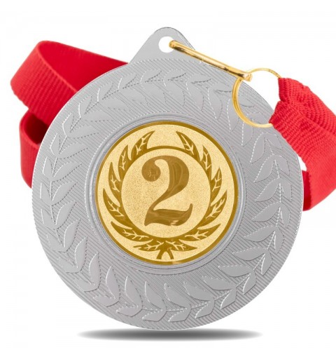 Medalla Nº 2 5980 Plata Ø50mm