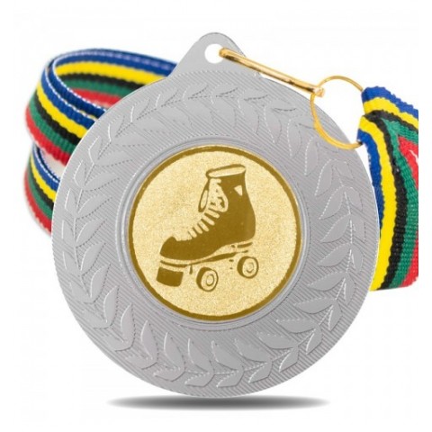 Medalla Patinaje 5980 Plata Ø50mm
