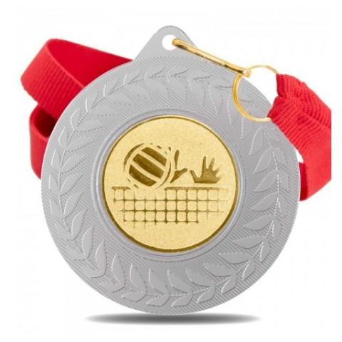 Medalla Voleibol 5980 Plata Ø50mm
