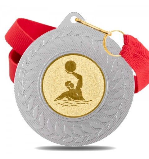 Medalla Waterpolo 5980 Plata Ø50mm