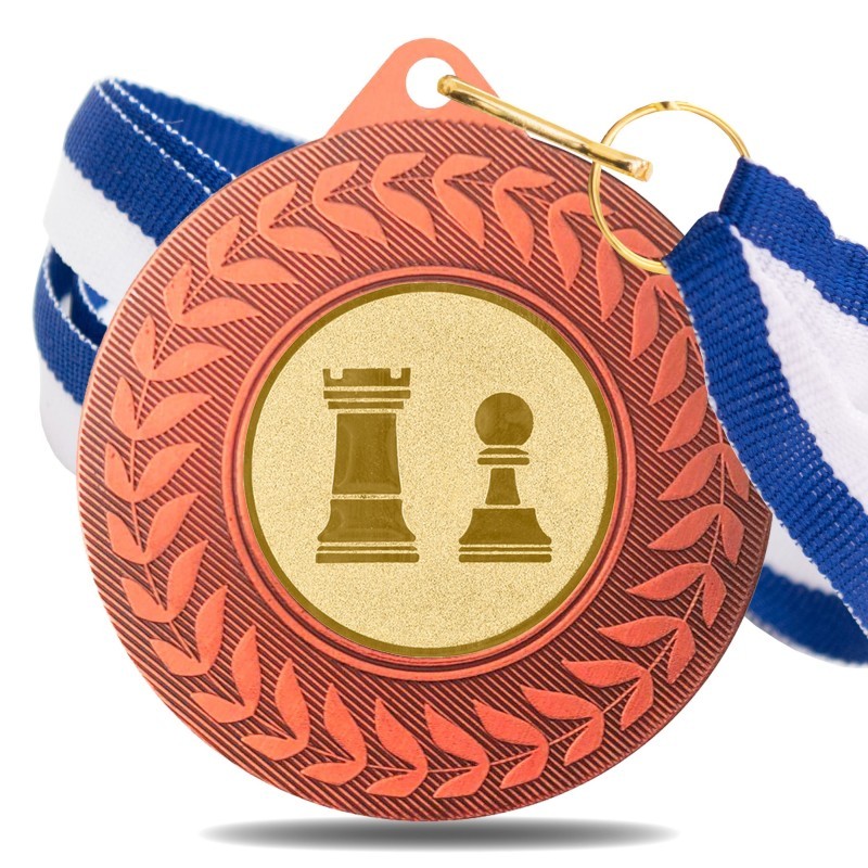 Medalla Ajedrez 5980 Bronce Ø50mm