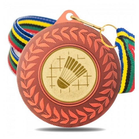 Medalla Bádminton 5980 Bronce Ø50mm