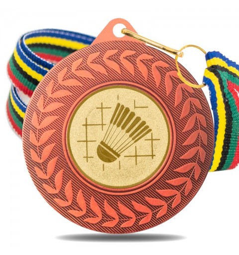 Medalla Bádminton 5980 Bronce Ø50mm