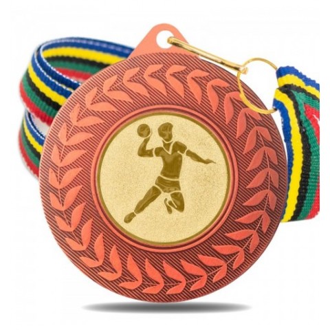 Medalla Balonmano 5980 Bronce Ø50mm